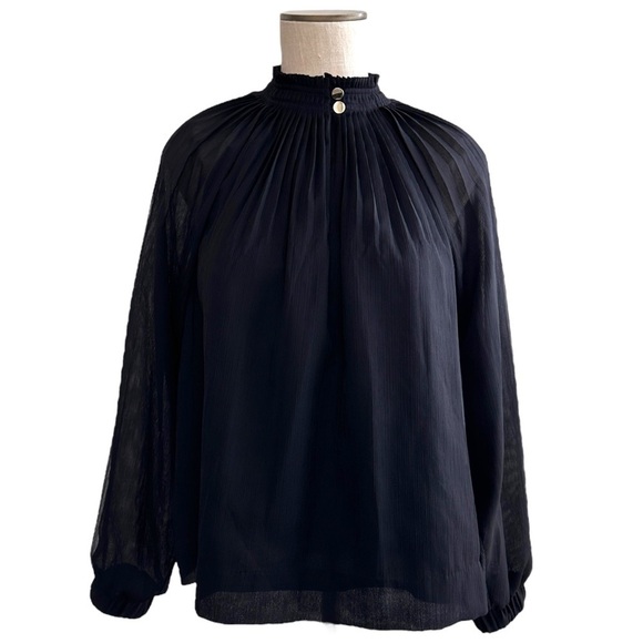 Tuckernuck Marie Oliver Arden Blouse in Black S - Picture 10 of 10